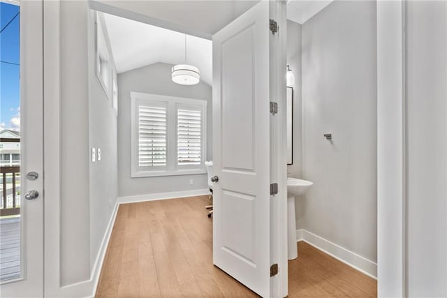 1104 Thomas St, Woodstock, GA 30188 - hall featuring healthy amount of natural light and light wood finished floors