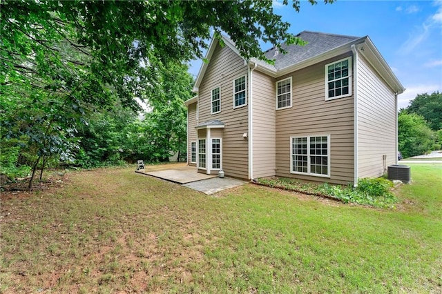 2994 Meadow Church Rd, Suwanee, GA 30024 - rear view of property with a patio and a lawn