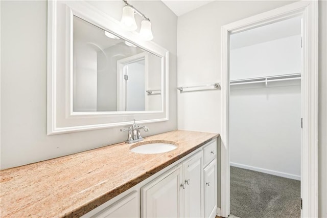 105 Spring Forest Way, Sharpsburg, GA 30277 - bathroom with a spacious closet and vanity