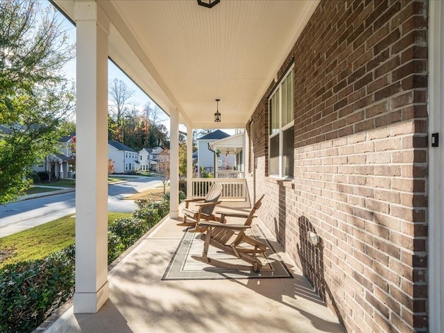 view of patio / terrace featuring a porch