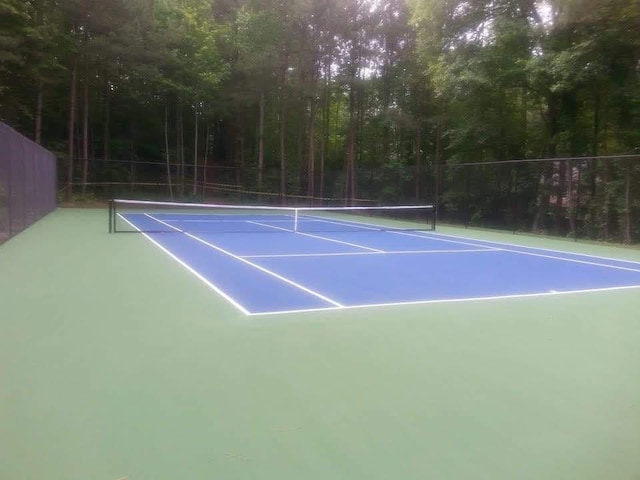 view of sport court