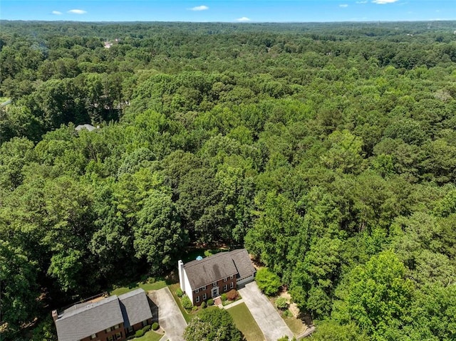 4875 Rivercliff Trce SW, Lilburn, GA 30047 - aerial view of property's location with a heavily wooded area