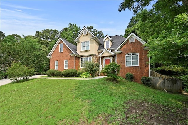 1920 Lee Patrick Dr, Dacula, GA 30019 - view of front facade featuring brick siding