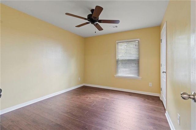 4746 Highland Ave, Sugar Hill, GA 30518 - unfurnished room featuring dark wood finished floors and ceiling fan