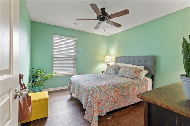 4746 Highland Ave, Sugar Hill, GA 30518 - bedroom featuring wood finished floors and ceiling fan