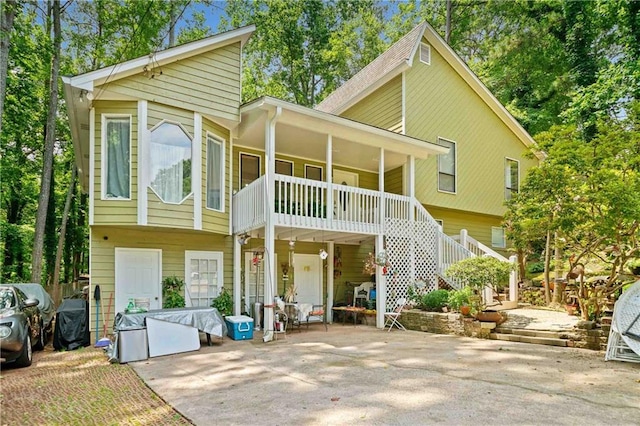 592 Ferry Creek Ct, Acworth, GA 30102 - view of front of home with stairway