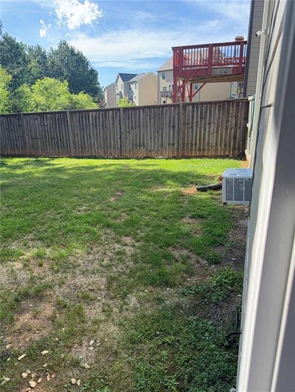 769 Humphry Dr, Winder, GA 30680 - view of yard with central AC and a residential view
