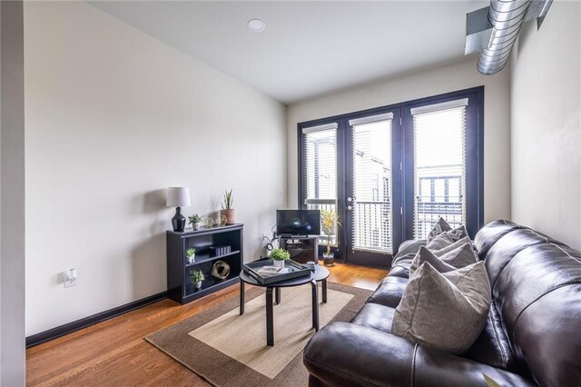 5300 Peachtree Rd Unit 3206, Atlanta, GA 30341 - living area featuring wood finished floors