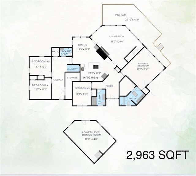 137 Rockville Springs Ct, Eatonton, GA 31024 - floor plan