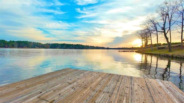 137 Rockville Springs Ct, Eatonton, GA 31024 - view of dock with a water view