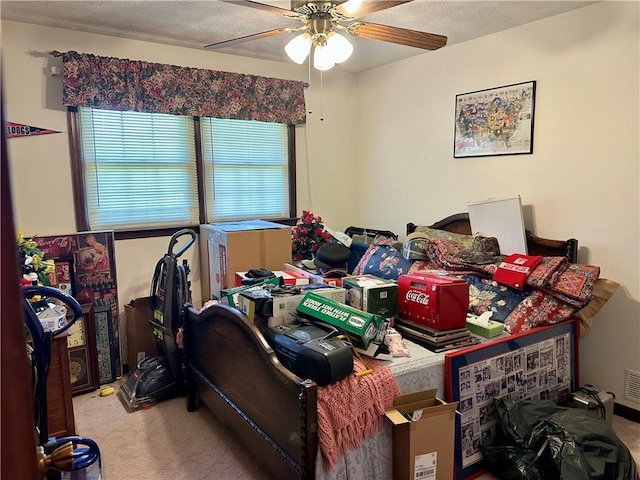 115 Cannongate Cir, Sharpsburg, GA 30277 - carpeted bedroom featuring ceiling fan