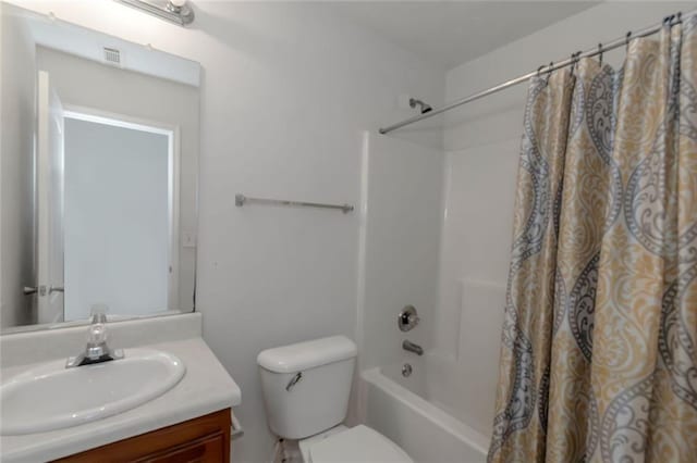 11354 Conner Ct, Hampton, GA 30228 - bathroom featuring vanity and shower / bathtub combination with curtain