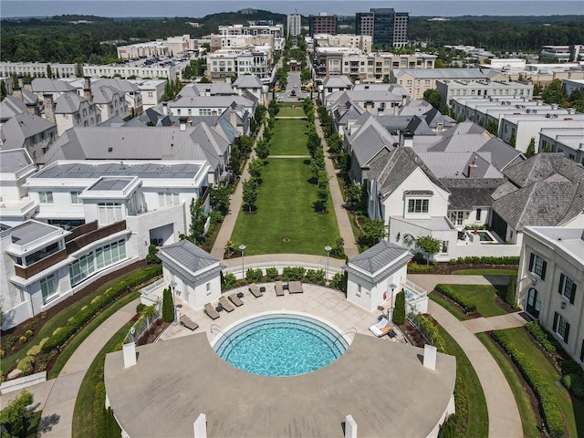 drone / aerial view