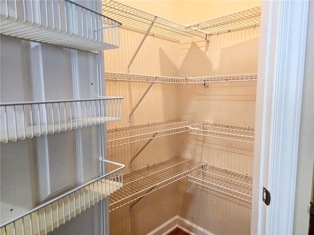 view of storage area