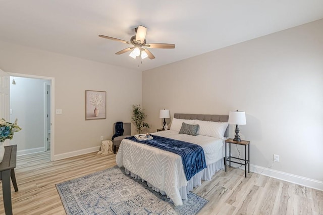 3329 Walt Stephens Rd, Stockbridge, GA 30281 - bedroom featuring light wood finished floors and ceiling fan
