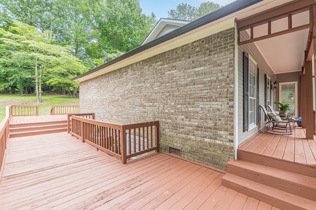 3329 Walt Stephens Rd, Stockbridge, GA 30281 - view of wooden terrace