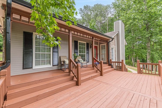 3329 Walt Stephens Rd, Stockbridge, GA 30281 - view of wooden porch
