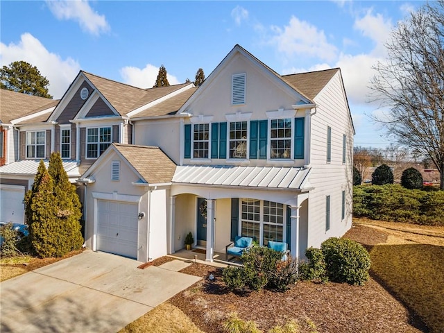 view of front of property featuring a porch