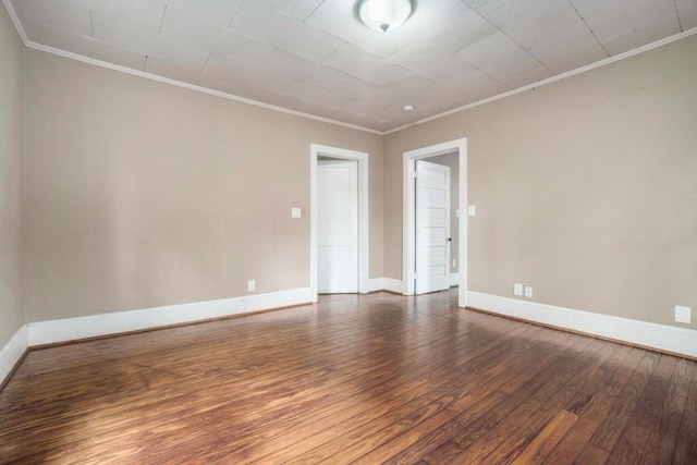 724 Bellemeade Ave NW, Atlanta, GA 30318 - spare room with wood finished floors and crown molding