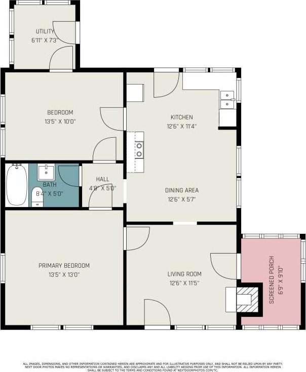 724 Bellemeade Ave NW, Atlanta, GA 30318 - view of room layout