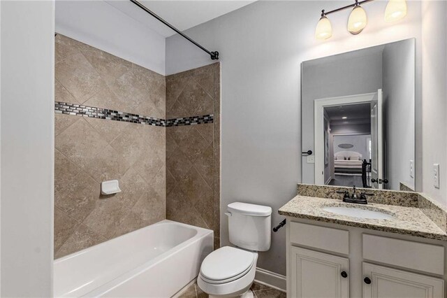 2544 Thompson Rd NE, Brookhaven, GA 30319 - bathroom featuring vanity and bathing tub / shower combination
