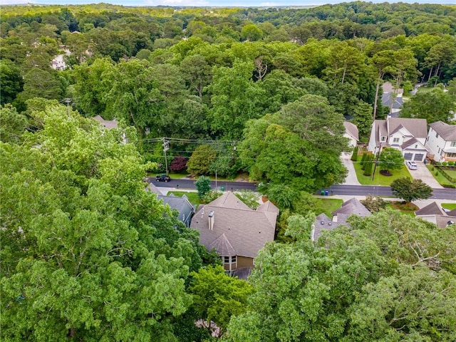 2544 Thompson Rd NE, Brookhaven, GA 30319 - aerial perspective of suburban area featuring a forest