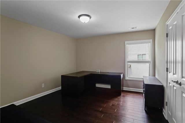 3920 Baverton Dr, Suwanee, GA 30024 - unfurnished office with dark wood finished floors and baseboards