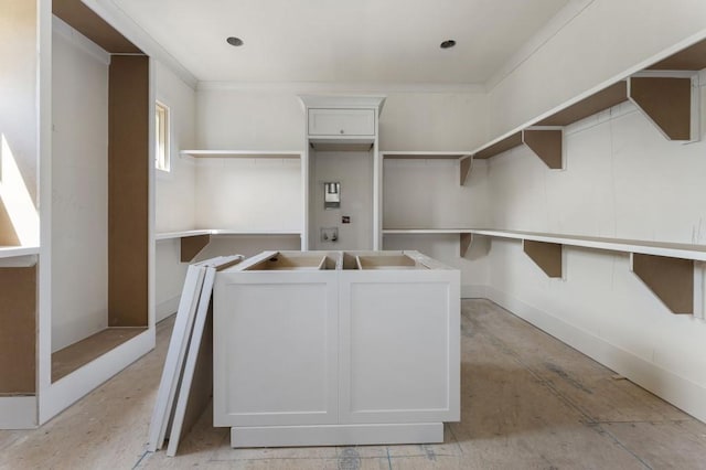 view of clothes washing area