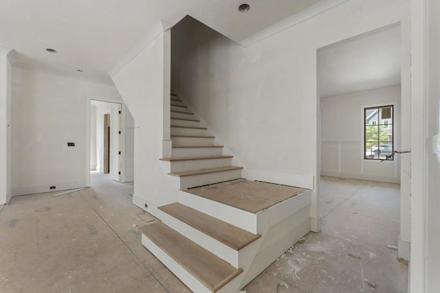 view of staircase