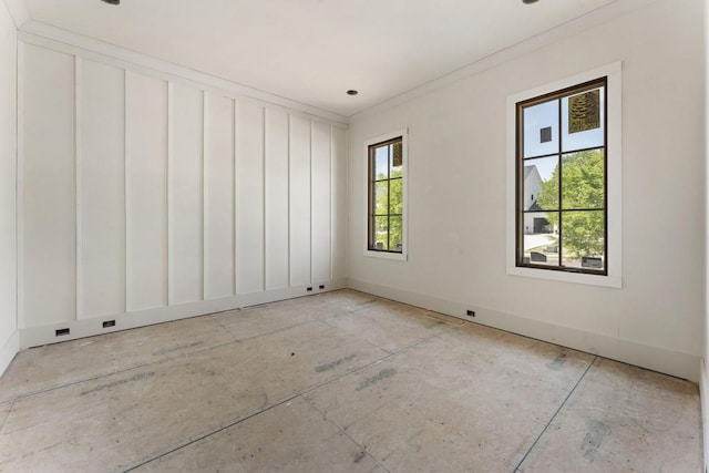 view of empty room
