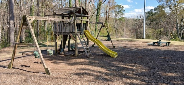 view of communal playground