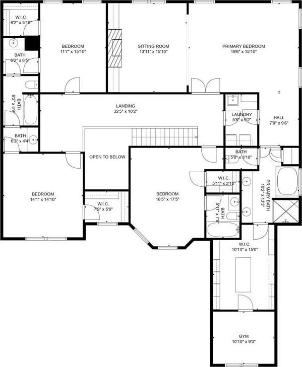 1695 Peyton Farm Dr, Alpharetta, GA 30004 - floor plan / room layout