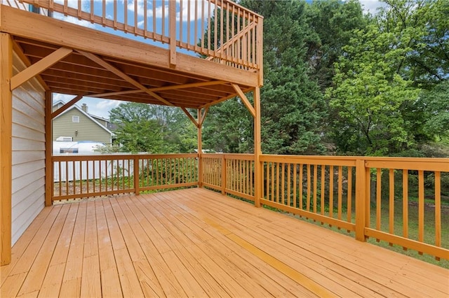 view of deck