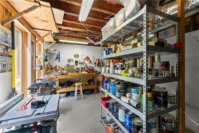 view of storage