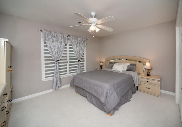 2521 Wood Creek Ct, Dacula, GA 30019 - bedroom with light colored carpet and ceiling fan
