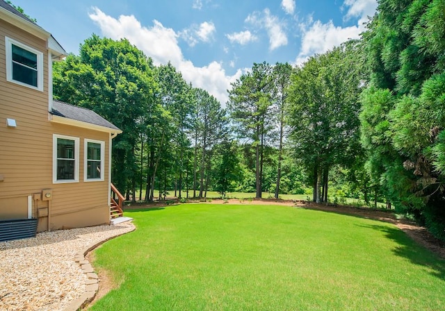 2521 Wood Creek Ct, Dacula, GA 30019 - view of green lawn with view of scattered trees