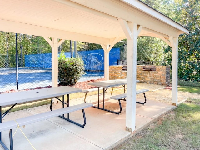 view of patio / terrace featuring area for grilling