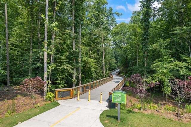 3652 Morning Creek Ct, Suwanee, GA 30024 - view of home's community featuring a forest view