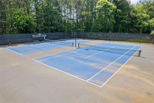 3652 Morning Creek Ct, Suwanee, GA 30024 - view of tennis court featuring community basketball court