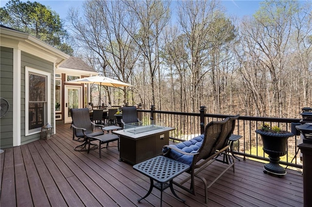 2160 Bradley Trl, Cumming, GA 30041 - wooden deck featuring outdoor dining area