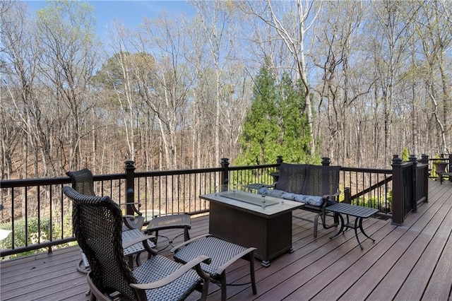2160 Bradley Trl, Cumming, GA 30041 - view of wooden terrace
