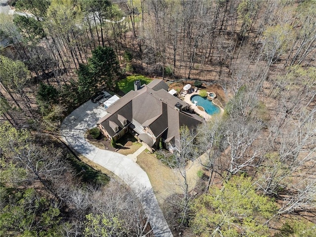2160 Bradley Trl, Cumming, GA 30041 - aerial view of property and surrounding area with a pool