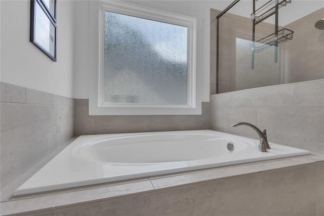 147 Wolf Creek Cv, Lagrange, GA 30240 - bathroom with a bath, plenty of natural light, and a stall shower