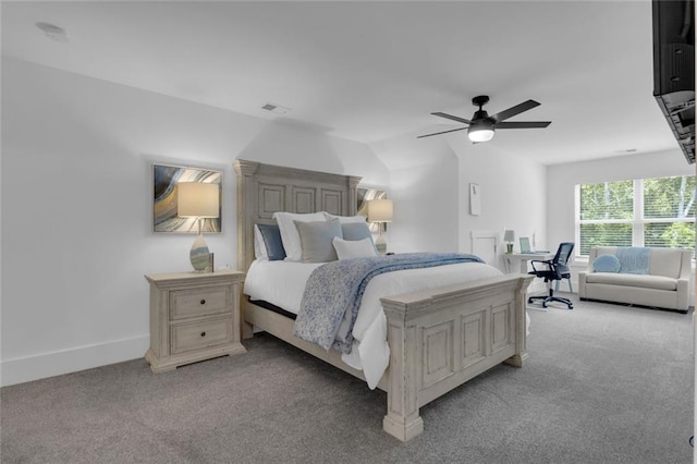 147 Wolf Creek Cv, Lagrange, GA 30240 - bedroom with light carpet and a ceiling fan