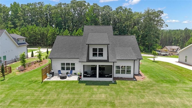 147 Wolf Creek Cv, Lagrange, GA 30240 - back of property featuring a patio and a shingled roof