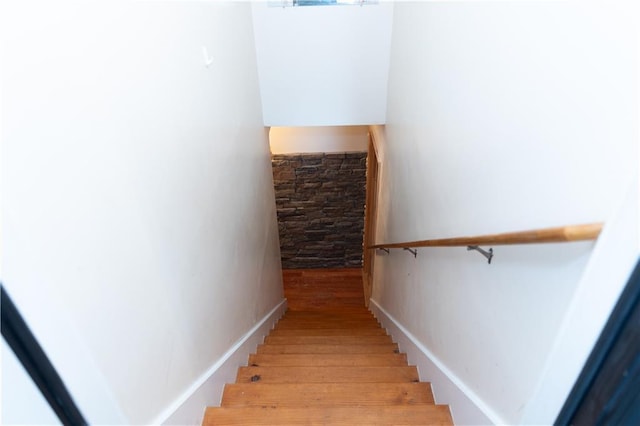 1043 Foxhollow Trl, Canton, GA 30115 - staircase with wood finished floors