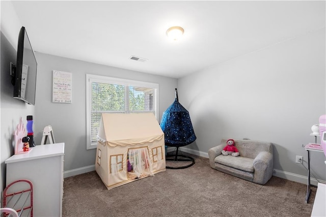 interior space with carpet floors