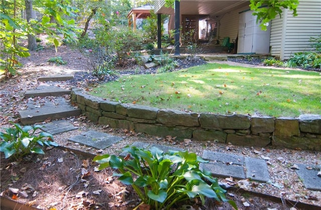 view of yard
