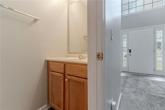 6181 E Fayetteville Dr, Riverdale, GA 30296 - bathroom with healthy amount of natural light and vanity