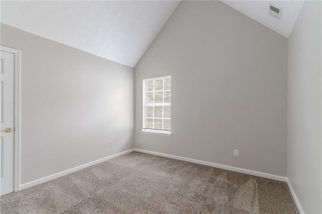 6181 E Fayetteville Dr, Riverdale, GA 30296 - unfurnished room featuring lofted ceiling and carpet floors